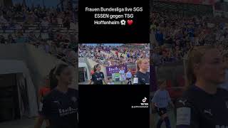 Frauen Bundesliga live SGS ESSEN gegen TSG Hoffenheim ⚽️ ❤️ [upl. by Ajax]