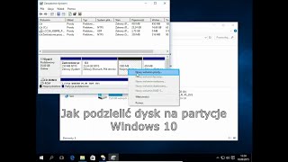 Jak podzielić dysk na partycje Windows 10 [upl. by Gnouv]