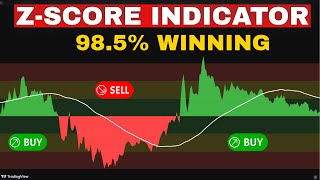 The Best ZScore Indicator for TradingviewBeats all indicators with 985 Winning [upl. by Gnes290]