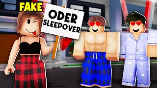 I Threw a FAKE SLEEPOVER To Catch ONLINE DATERS Brookhaven RP 🏡 [upl. by Carmon]