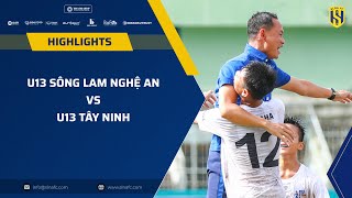 HIGHLIGHTS  U13 SLNA 21 U13 TÂY NINH  CHUNG KẾT VẪY CHÀO [upl. by Rebmyt]