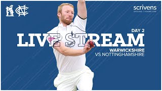 🔴 LIVE  Warwickshire vs Nottinghamshire  County Championship Day 2 [upl. by Hercules427]