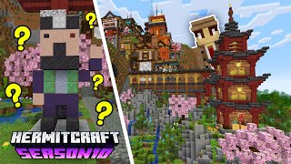 Mystery Statues amp Terraforming  Hermitcraft 10  Ep12 [upl. by Jarlathus5]