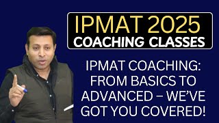 IPMAT Coaching From Basics to Advanced – We’ve Got You Coveredipmat2025ipmatcoaching [upl. by Euphemie427]