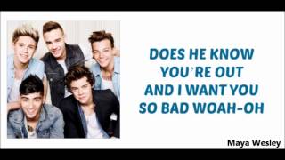 One Direction  Does He Know Lyrics and Pictures Album Midnight Memories [upl. by Ettelorahc]