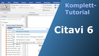 Zitieren mit einem Klick Citavi [upl. by Ocirederf]