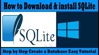 How to SQLite download and install on Windows 1011  SHLinkon [upl. by Ahsikin]