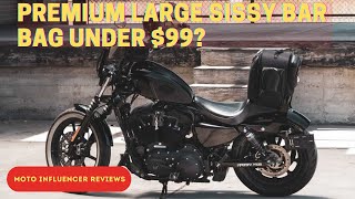 BR3400 Back Seat Sissy Bar Bag  Product Overview  Saddlemen [upl. by Kcirrad]