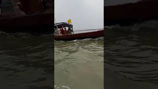 Boat Race At Chilka Lake OdishaRaftaarenshorts songs boating travelvlog [upl. by Ahtennek990]