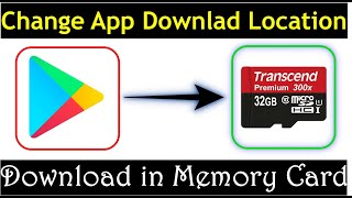 How to Download Play Store Apps in SD Card External Storage  Change App Download Location [upl. by Locklin]