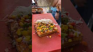 Veg amp Cheese Pizza Sandwich🤤❤️youtubeshorts trending viralvideo pizza sandwich cheese [upl. by Jacinta]