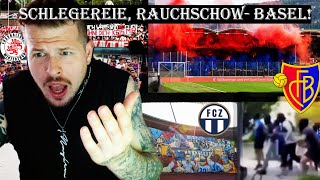 KURVESPERRI für BASEL wege HOOLIGANS FCZ mit KUNSTWERK SL Rundi 6 Reaction [upl. by Inahpit]