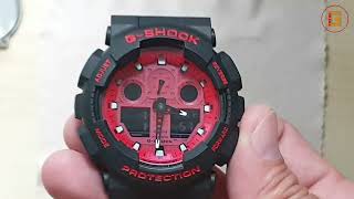 GShock  GA100 Battery Replacement Module 5081  Tutorial [upl. by Leinehtan]