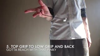 Begleri Tutorial 4  Basic Transitions Between Grips Beginner [upl. by Frye969]