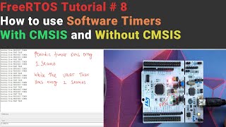 FreeRTOS Tutorial 8  Software Timers  STM32  WO CMSIS [upl. by Natalia]