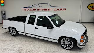 1997 Chevrolet C1500 OBS belltech 56 drop chrome 20” Us mags V8 63k miles SOLD [upl. by Robenia86]