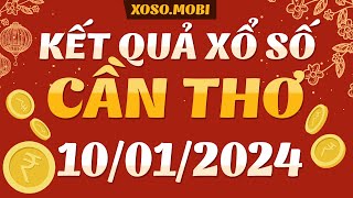 Xổ số Cần Thơ ngày 10 Tháng 1  XSCT  SXCT  XSCTH  Xosocantho  Xổ số kiến thiết Cần Thơ hôm nay [upl. by Etnom]