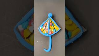 Easy Umbrella Craft New Creative Craft ideas for kids umbrella trending diy shorts youtube [upl. by Licna]