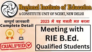 RIE BEd Qualified Students  Feedback amp Review about NCERT CEE RIE BEd  Complete RIE BEd Details [upl. by Yecal794]