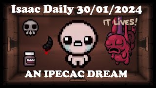 AN IPECAC DREAM  Binding Of Isaac Repentance Daily  30012024 [upl. by Georg925]