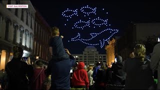 From a drone show to fireworks and sandcastles celebrate Labor Day weekend in Galveston [upl. by Zerk830]