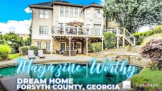 MagazineWorthy Dream Home in Forsyth County Georgia  The Cole Team [upl. by Nedrud882]