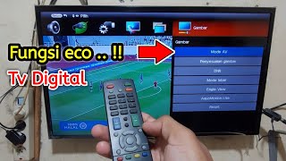 🔴Cara Setting ECO Pada Menu Tv SHARP DIGITAL [upl. by Aihsat425]