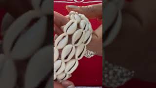 Royal cowrie shell bangle bracelet [upl. by Uri]