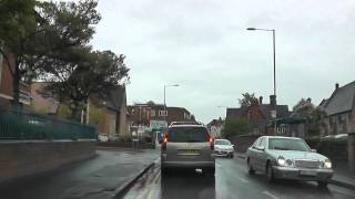 Driving Along Tudor Way Bromyard Road St Johns amp Tybridge Street Worcester UK 12th May 2013 [upl. by Samala]