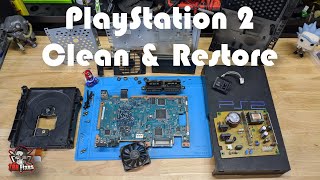 Very Dirty PlayStation 2 PS2 Teardown amp Restore 🎮 🧑‍🔧  Retro Console Repair  TRU Fixes [upl. by Hayse]