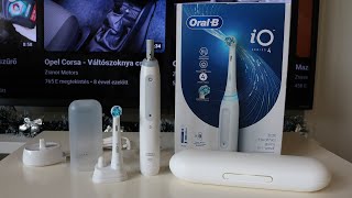 OralB iO Series 4  Unboxing Test amp Cleaning [upl. by Landmeier]