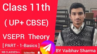 VSEPR THEORY PART1 CLASS 11TH [upl. by Pendleton]