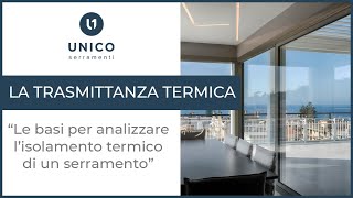 FINESTRE la TRASMITTANZA TERMICA e LISOLAMENTO TERMICO [upl. by Husha217]