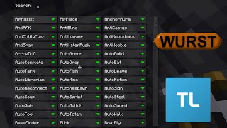 HOW TO DOWNLOAD WURST CLIENT On TLAUNCHER 1194 [upl. by Uyr151]