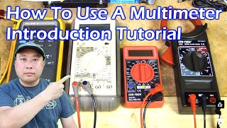 How To Use a Multimeter  Tutorial Guide  Video 1 [upl. by Assirhc]