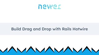 Demo 2  Build Drag and Drop with Rails Hotwire [upl. by Eetsirk469]