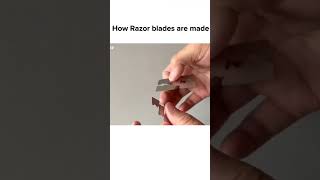 Amazing to watch made these razor blades knowledge shorts explore amazing [upl. by Neelrihs]