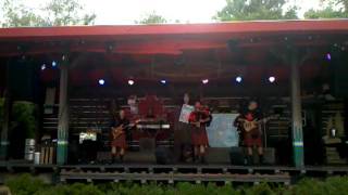 Off Kilter Bagpipe Band at Epcots Canadian Pavilion [upl. by Walford266]