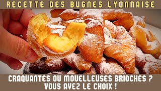 Recette des bugnes lyonnaises craquantes ou briochées [upl. by Ettennaej32]