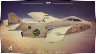 Saab 29 Tunnan  El barril [upl. by Mahla441]