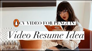 VIDEO CV RESUME  Penguin Random House UK  MY STORY [upl. by Naujuj]