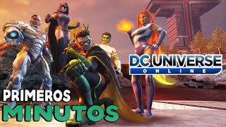 DC Universe Online Primeros minutos de juego Gameplay Español PC [upl. by Acir175]