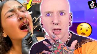 WORST Piercing Studio Ive EVER Seen  New TikTok Piercing Fails 37  Roly [upl. by Bern]