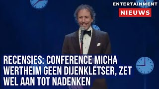 Micha Wertheim brengt verwarrende maar intrigerende oudejaarsconference [upl. by Esilahc577]