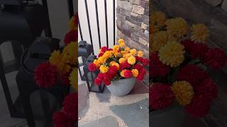 REALISTIC FAUX MUMS 🌼🏵️ flowers momhack homehack [upl. by Cutter]