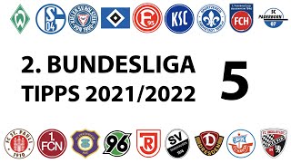 Bundesligatipps 2Liga  5Spieltag  Saison 20212022 [upl. by Audley]