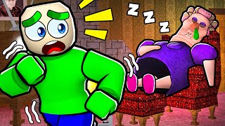 DO NOT Wake Up GRANNY  Roblox Scary Obby [upl. by Dulciana]