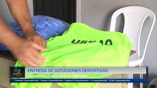 Entrega de dotaciones deportivas [upl. by Ellebasi768]