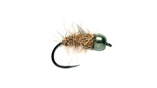 Hares Ear Black Tungsten Beadhead Barbless from Fulling Mill [upl. by Mariellen]