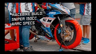 RACEBIKE BUILD SNIPER 150CC  ARRC SPEC  4k Motovlog [upl. by Llerret439]